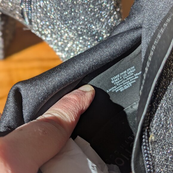 Kenneth Cole reaction block heel sparkle boot size 8.5 - Picture 4 of 7